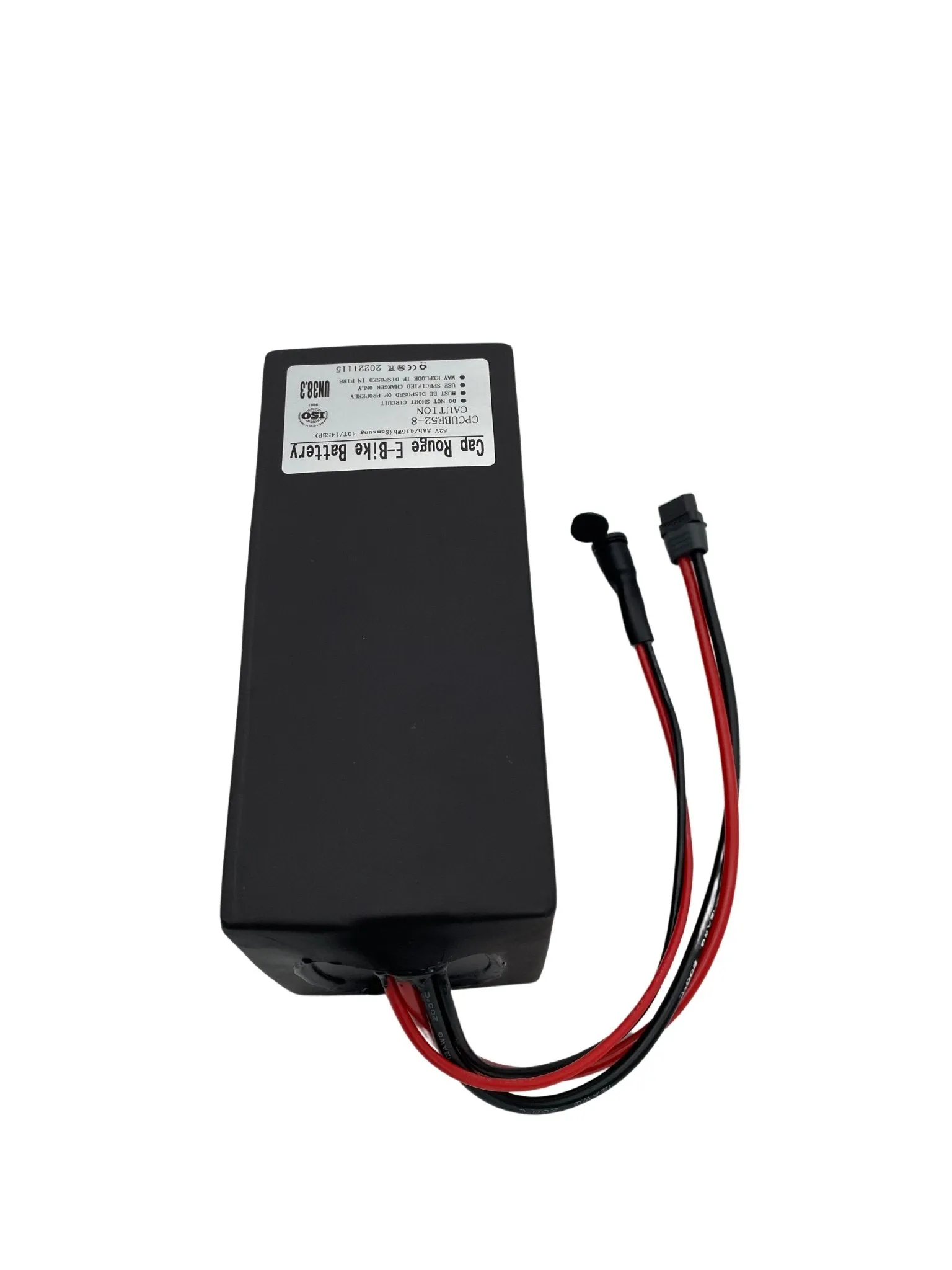 52V 8Ah / 416Wh Mini Cube Samsung 40T eBike Battery CPCUBE52-8