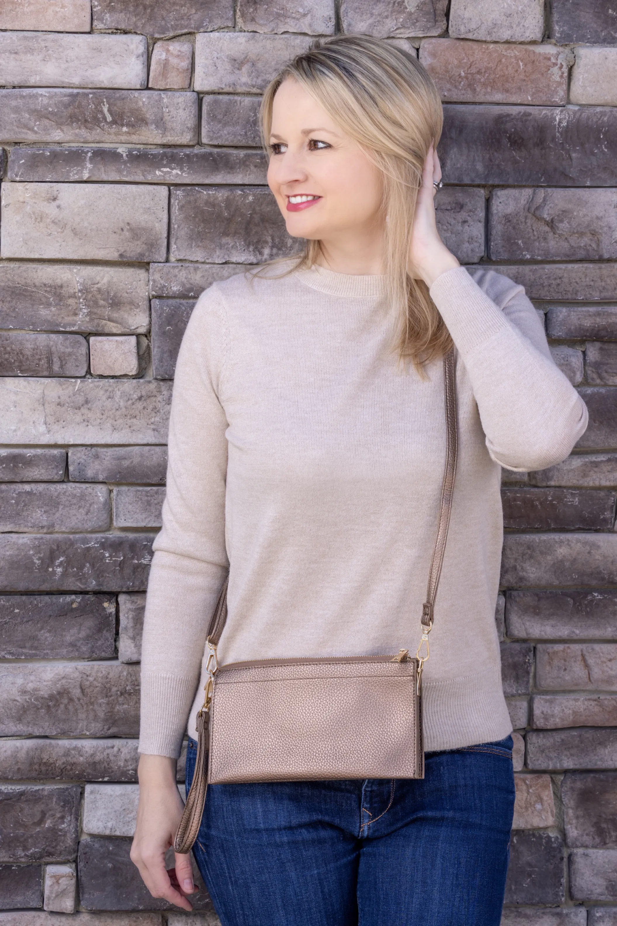 Abby 3-in-1 Handbag - Bronze