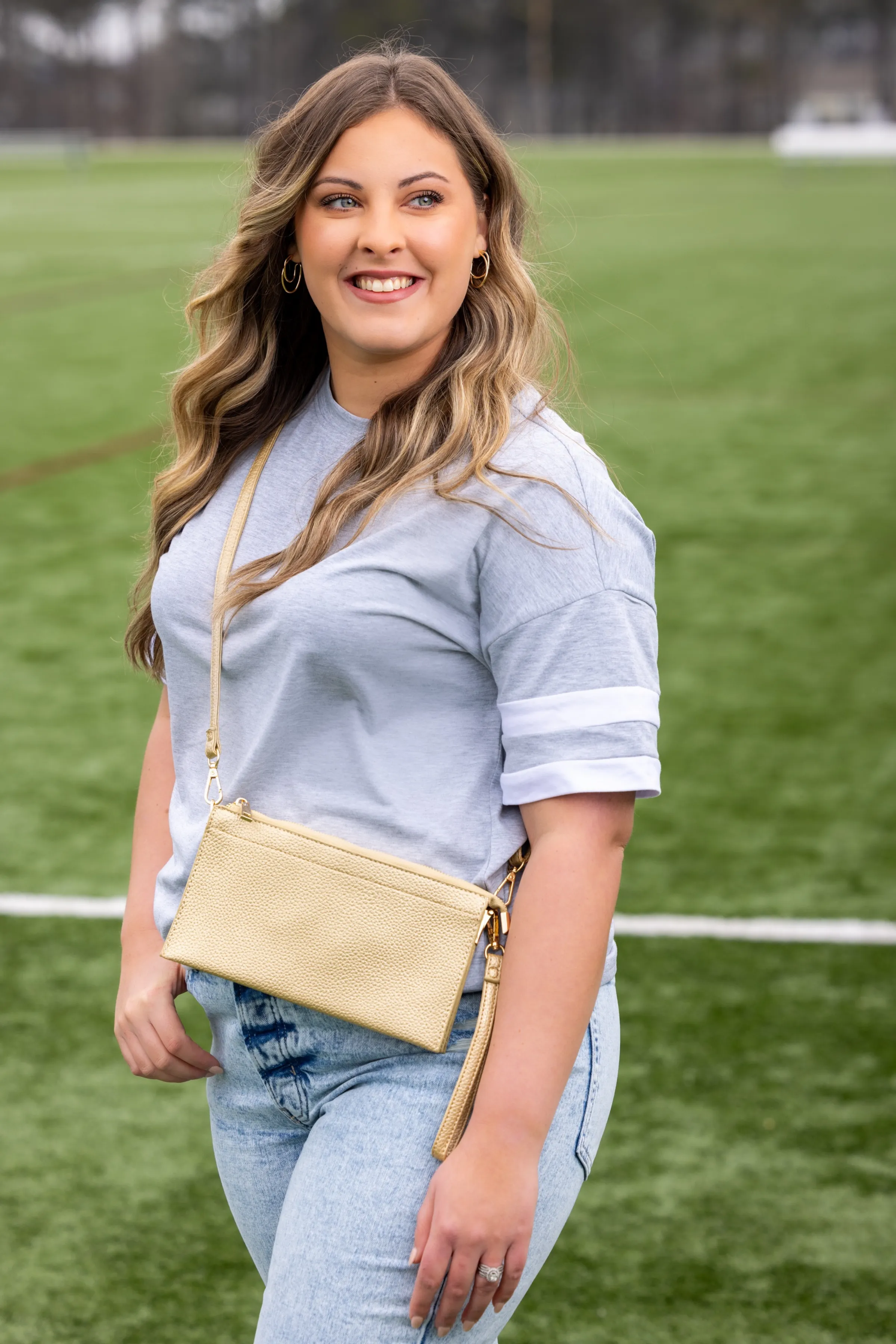 Abby 3-in-1 Handbag - Gold