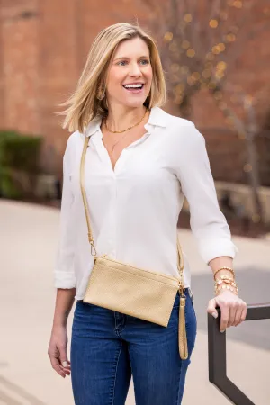 Abby 3-in-1 Handbag - Gold