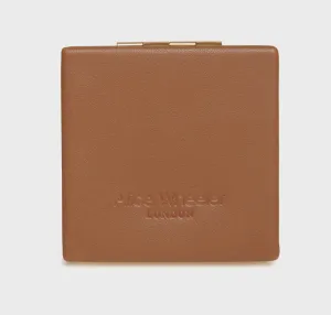 Alice Wheeler Vienna Compact Mirror Tan