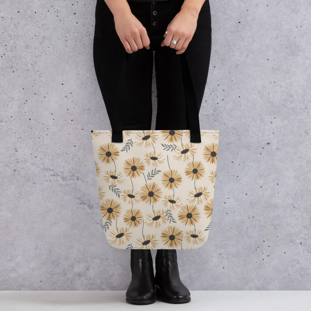 Aster Floral Tote Bag