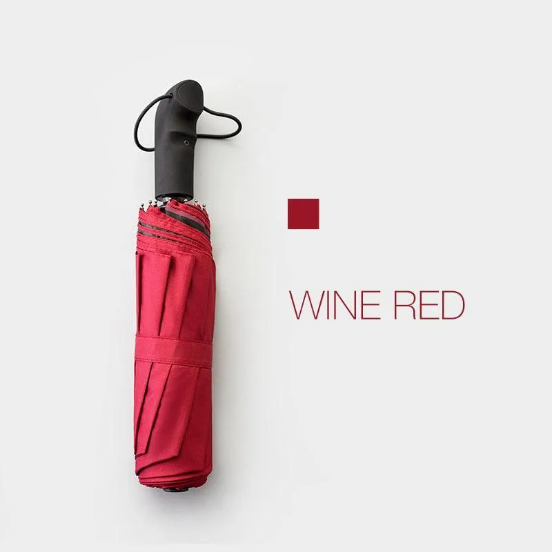Automatic Umbrella Auto Open Close Compact Folding Anti Rain Windproof 10Ribs Au