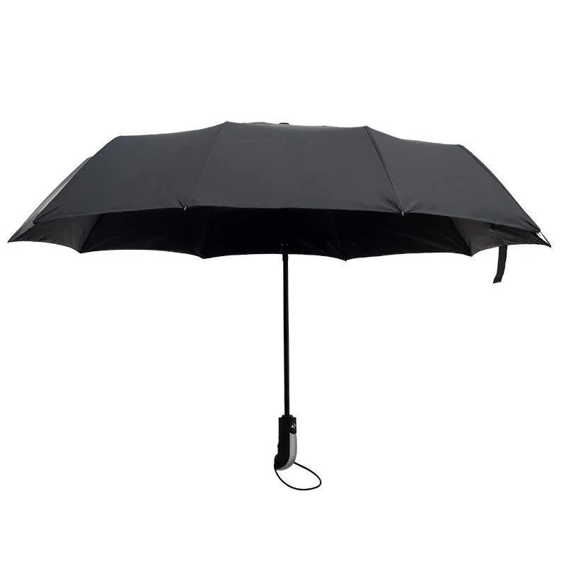 Automatic Umbrella Auto Open Close Compact Folding Anti Rain Windproof 10Ribs Au
