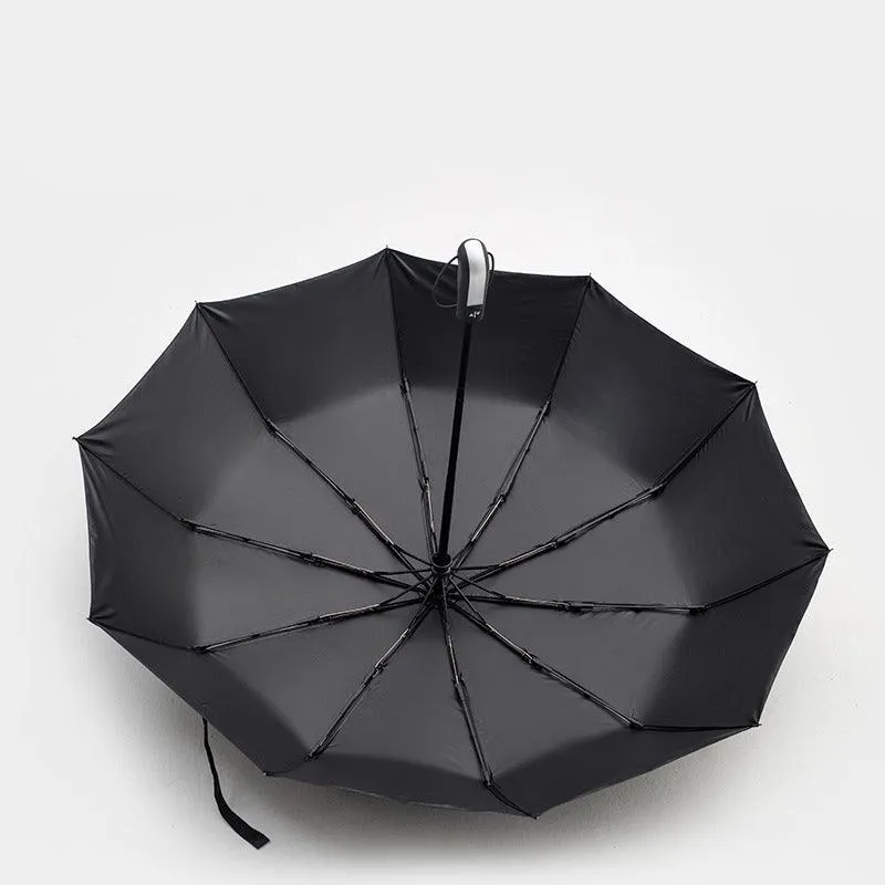 Automatic Umbrella Auto Open Close Compact Folding Anti Rain Windproof 10Ribs Au