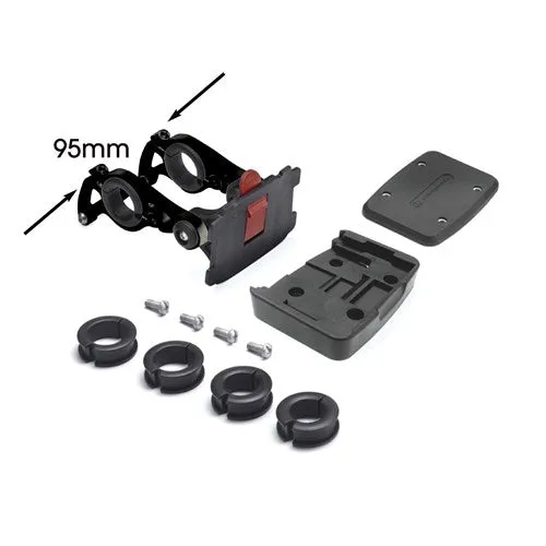 Azur Shopper Ebike Qr Mesh Handlebar Basket Black