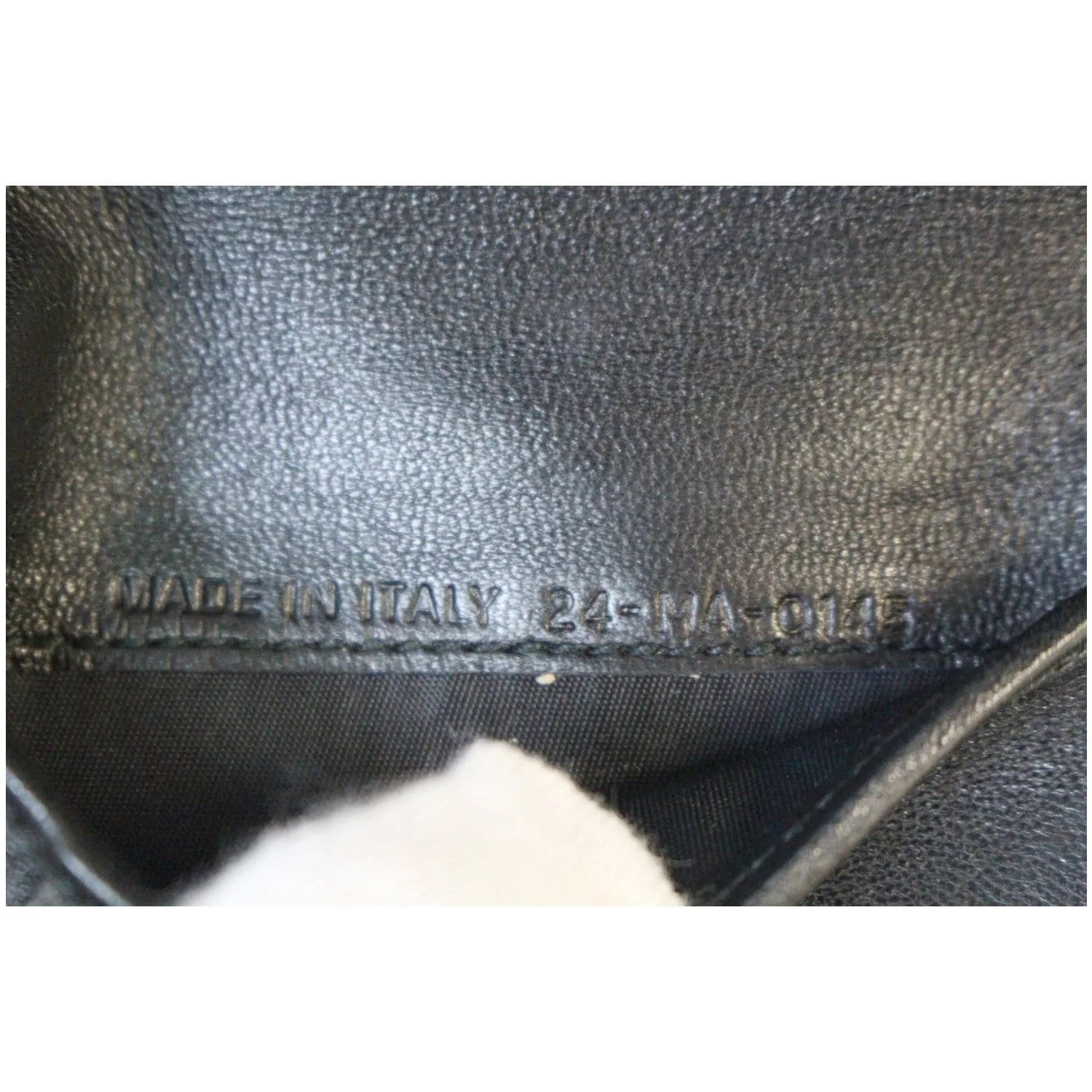CHRISTIAN DIOR Mini Lady Dior Cannage Lambskin Compact Wallet Black