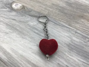 Crushed Velvet Keychain