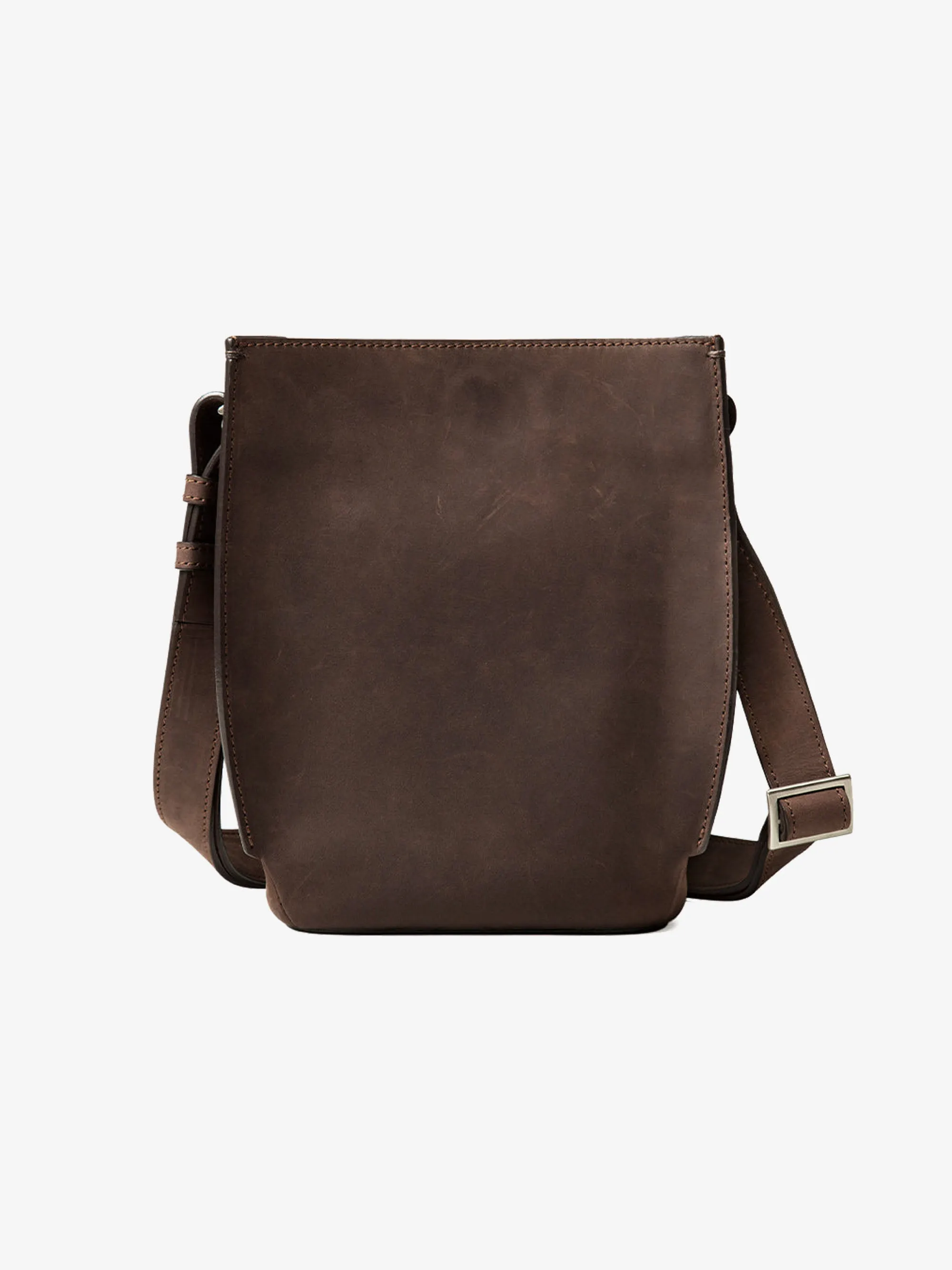 Dark Brown Original Nume Vase Shoulder Bag