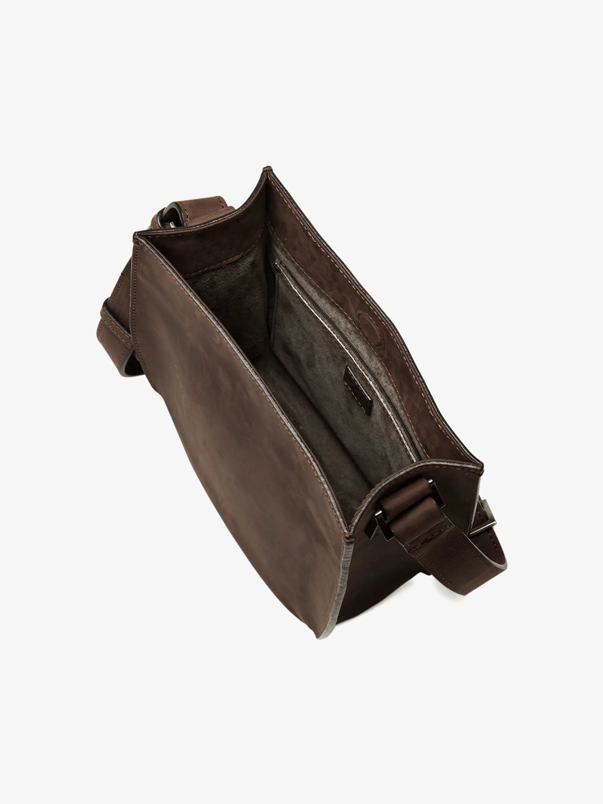 Dark Brown Original Nume Vase Shoulder Bag
