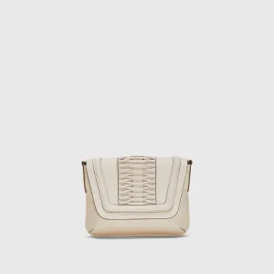 Fabiana braided lamb clutch