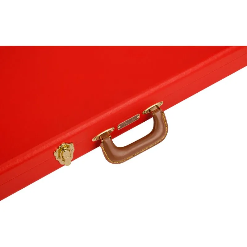 Fender Classic Series Wood Case Strat/Tele, Fiesta Red