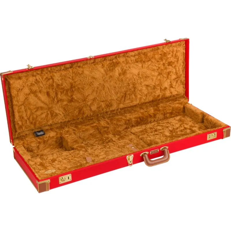 Fender Classic Series Wood Case Strat/Tele, Fiesta Red