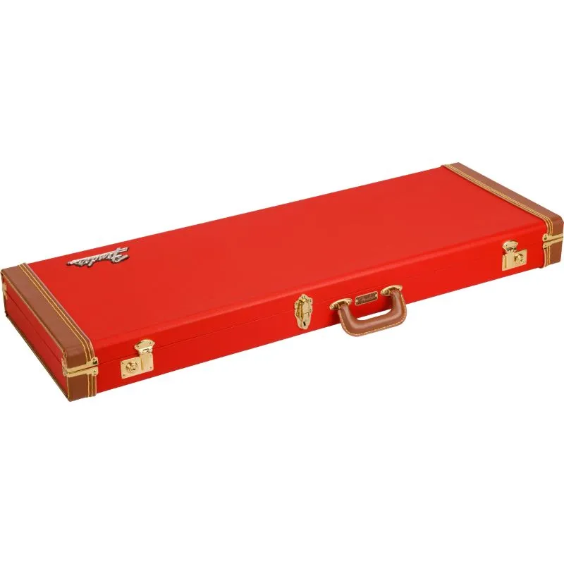 Fender Classic Series Wood Case Strat/Tele, Fiesta Red