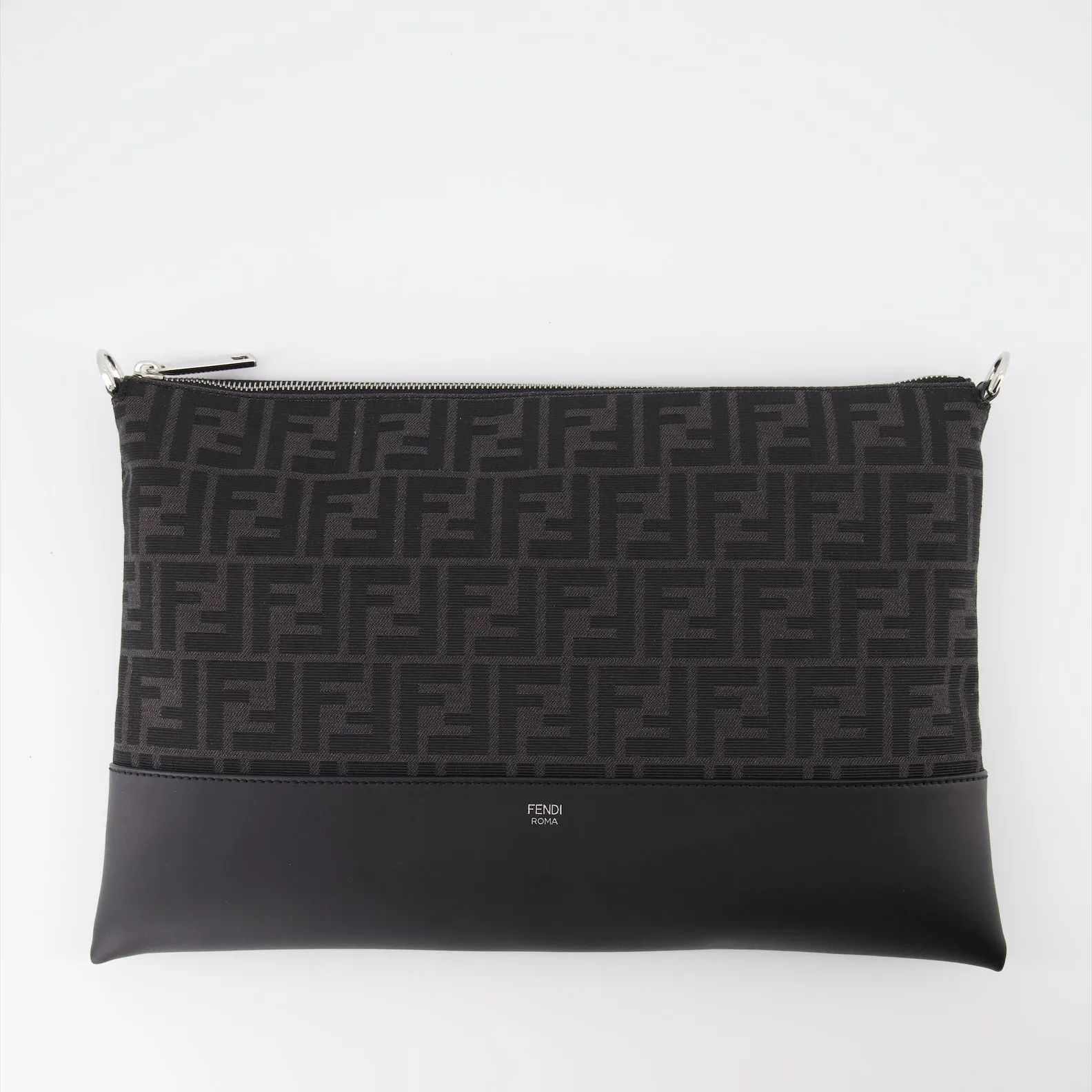 FF Canvas and Leather Pouch
