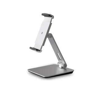 Full Motion 4-13 inch Tablet Holder Mobile Phone Smartphone Stand Universal Foldable Lazy Tablet PC Support  Silver