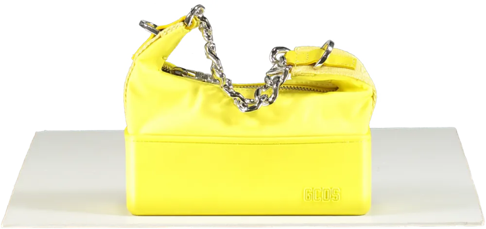 GCDS Mathilda Chain-link Tote Bag In Yellow