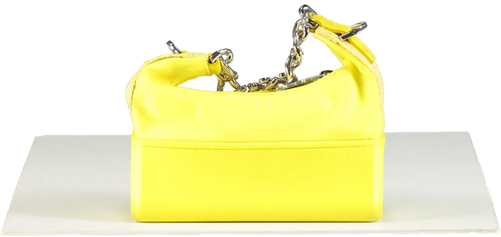 GCDS Mathilda Chain-link Tote Bag In Yellow