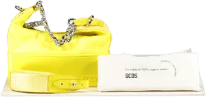 GCDS Mathilda Chain-link Tote Bag In Yellow