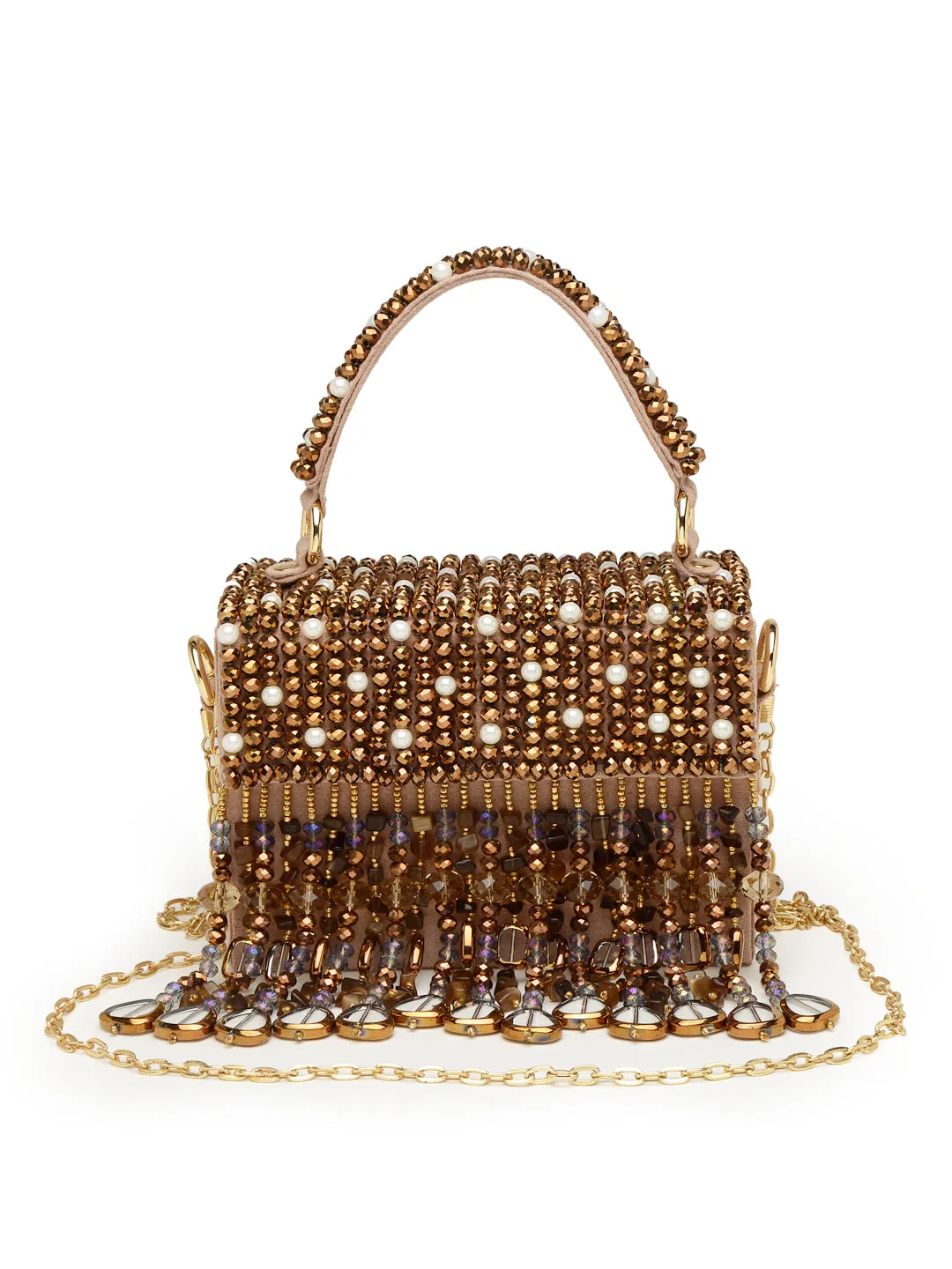 Gold Box Clutch Bag