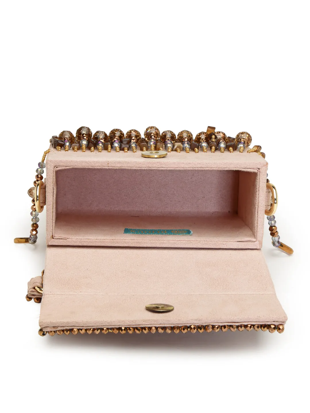 Gold Box Clutch Bag