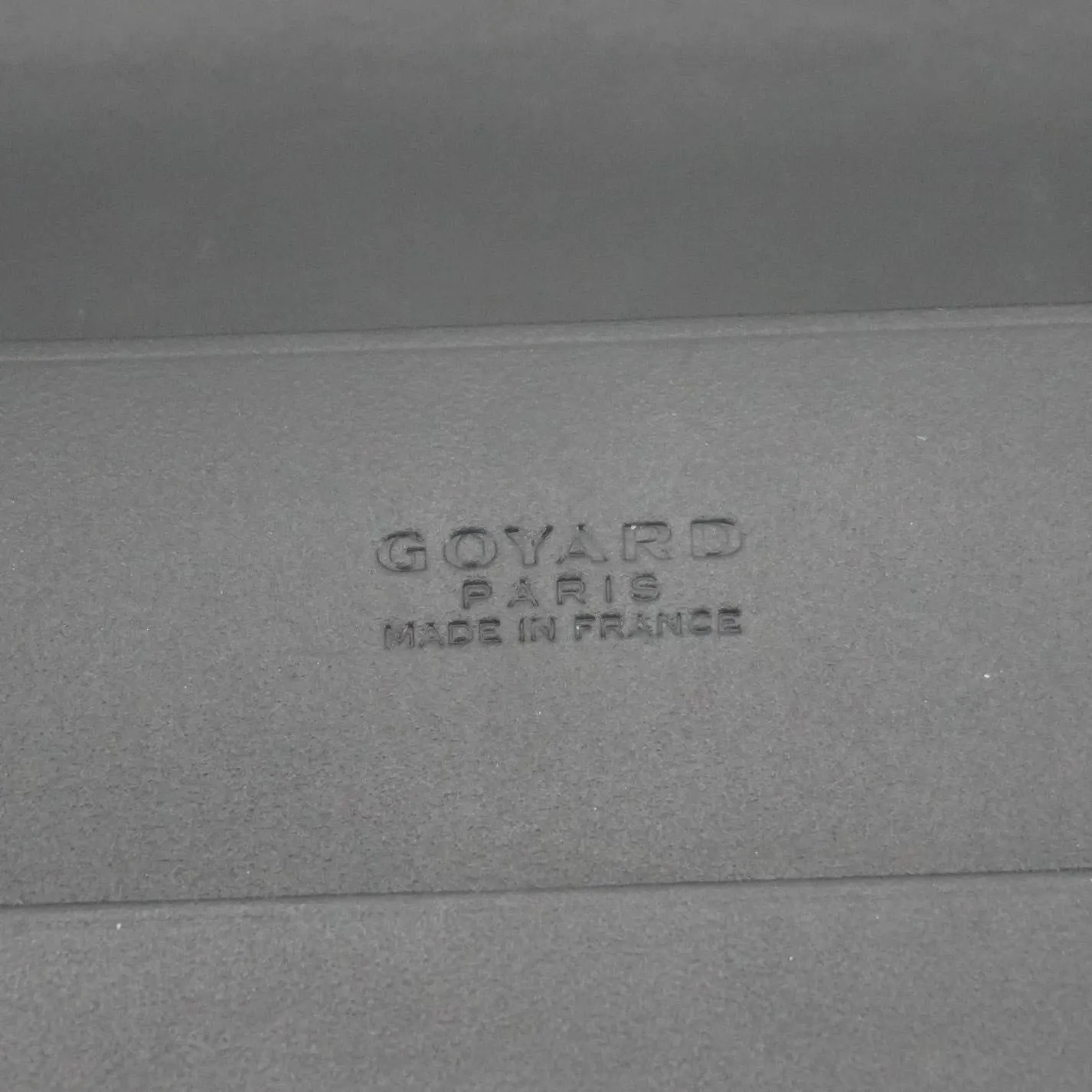 GOYARD Richelieu Chevron Canvas Wallet Black