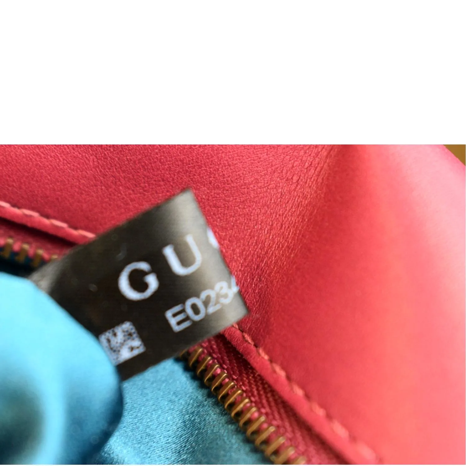 GUCCI Blind For Love Marmont Embroidered Velvet Shoulder Bag Red 443496