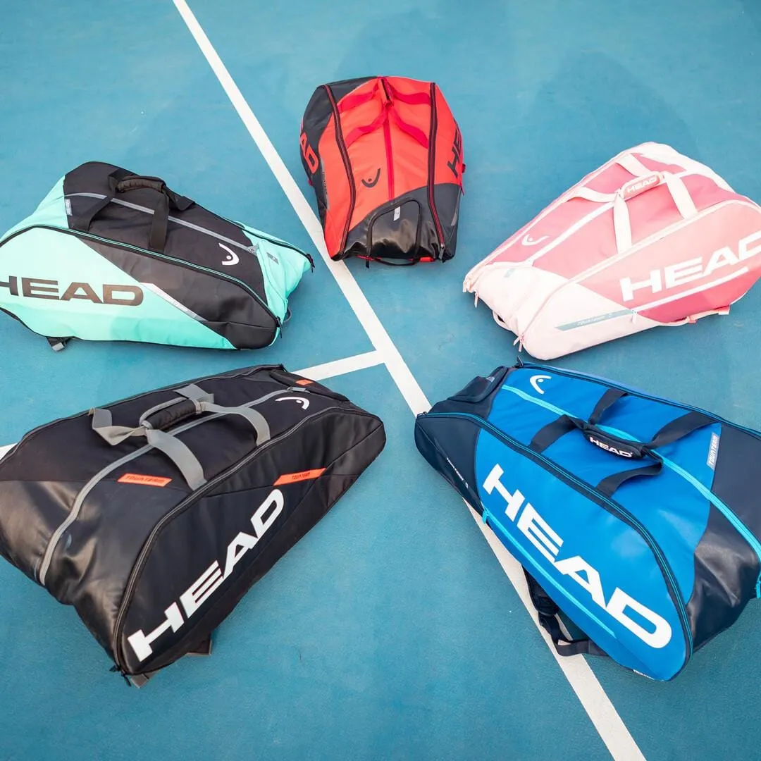 HEAD Tour Team 9R Supercombi 9 Racket Badminton Bag - Black / Mint
