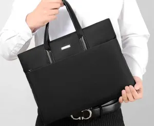 Hot Sale 2025 New Fashion Men Waterproof Nylon Briefcase Large Capacity Handbag Business Bag Casual Light Laptop Bag Totes
