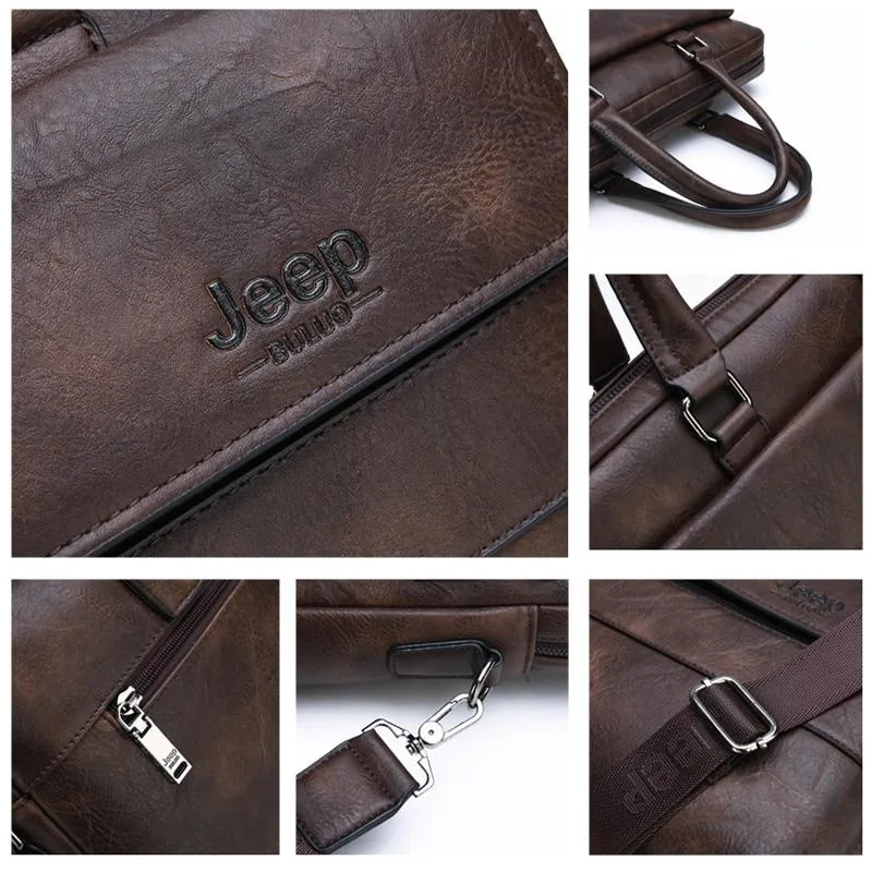 Jeep Buluo Leather Briefcase II