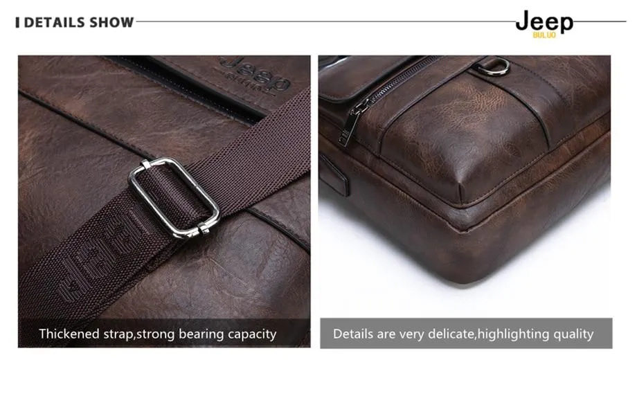 Jeep Buluo Leather Briefcase II