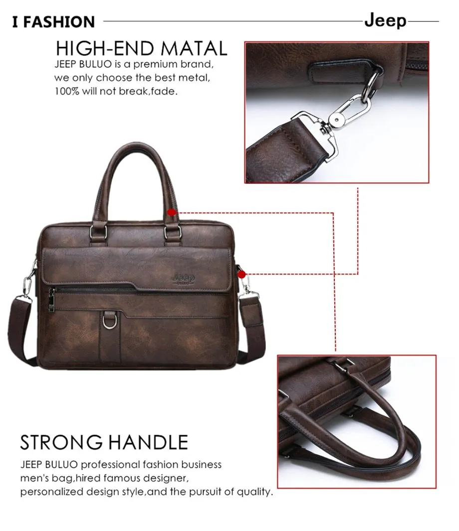 Jeep Buluo Leather Briefcase II