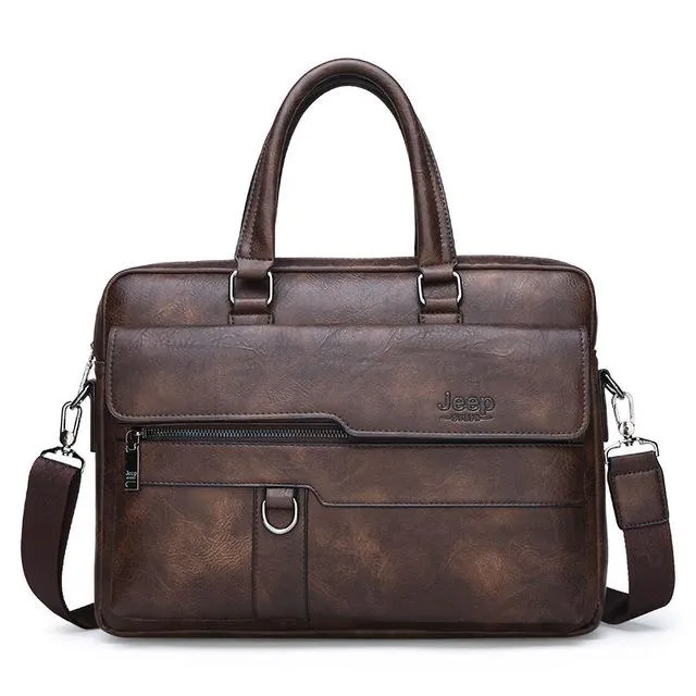 Jeep Buluo Leather Briefcase II