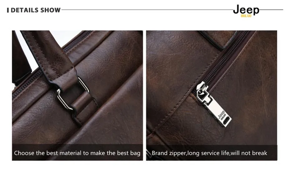 Jeep Buluo Leather Briefcase II