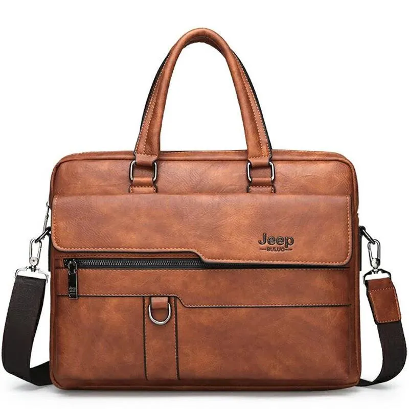 Jeep Buluo Leather Briefcase II