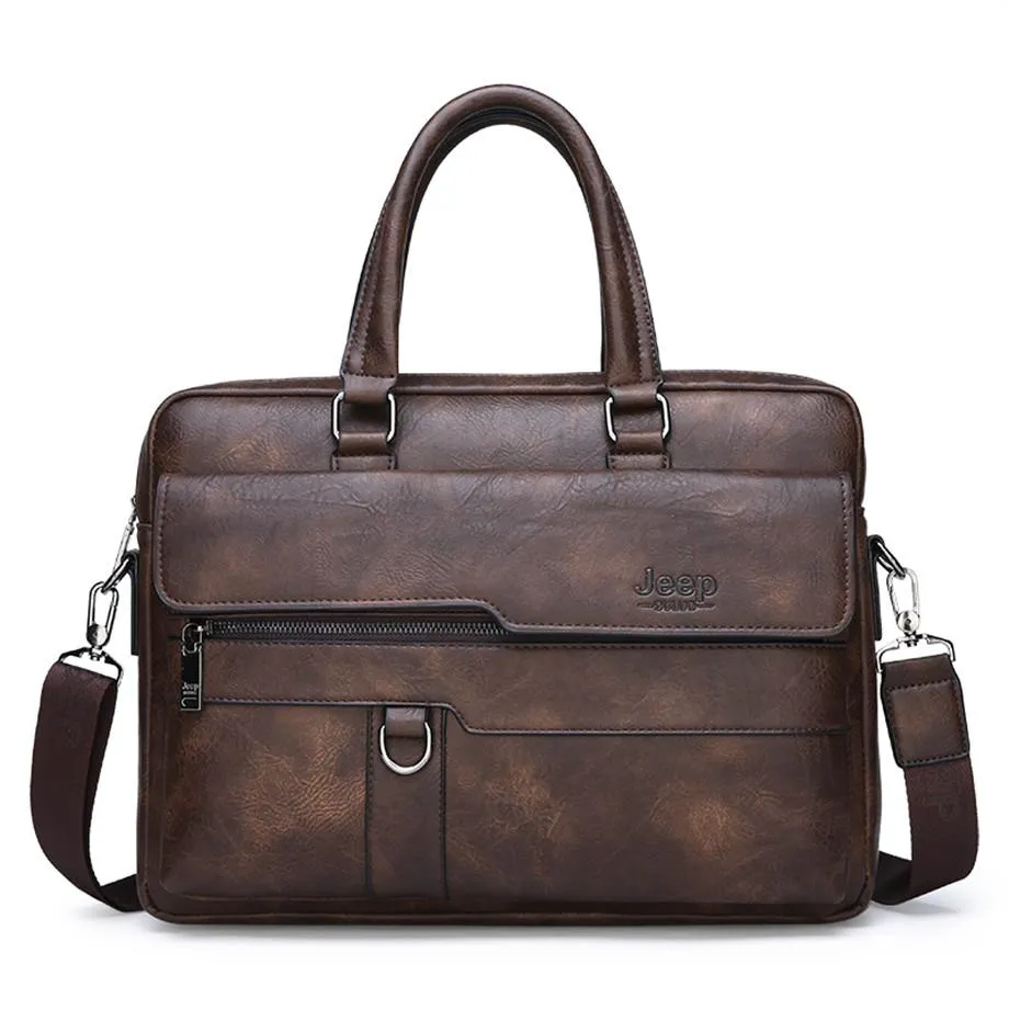 Jeep Buluo Leather Briefcase II