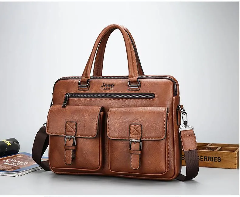 Jeep Buluo Leather Briefcase IV