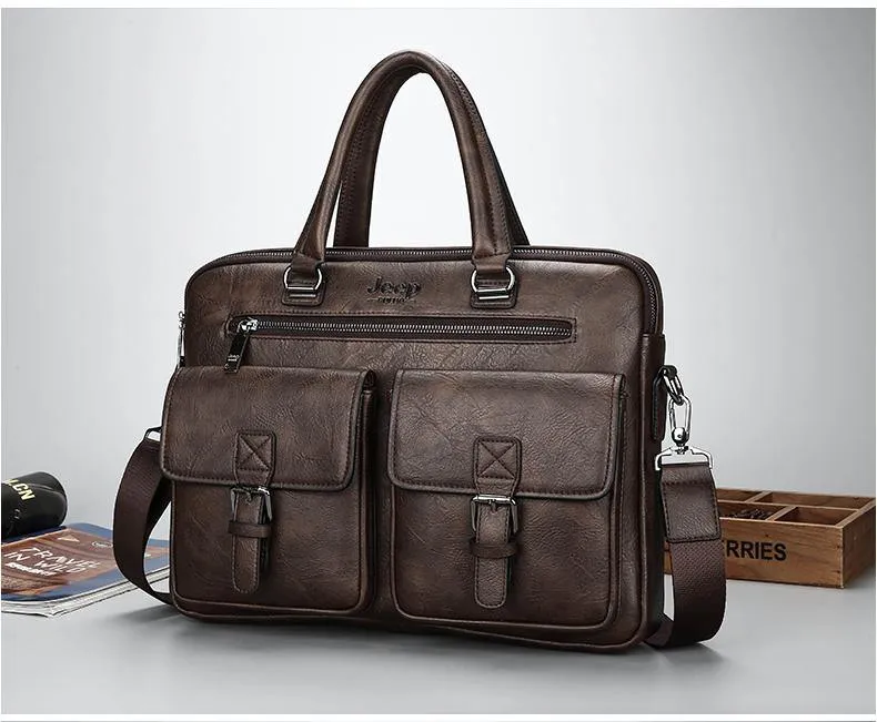 Jeep Buluo Leather Briefcase IV