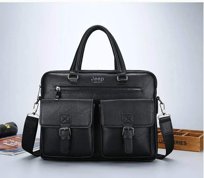 Jeep Buluo Leather Briefcase IV