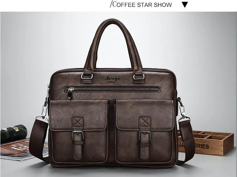 Jeep Buluo Leather Briefcase IV