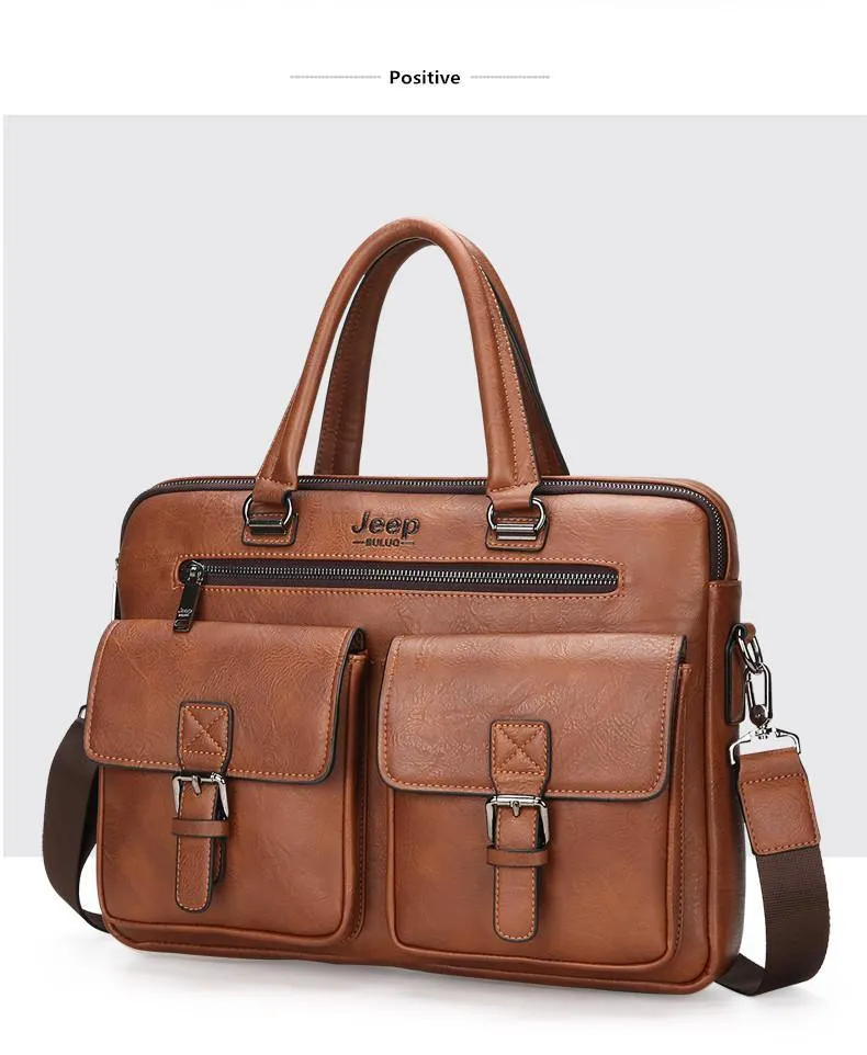 Jeep Buluo Leather Briefcase IV