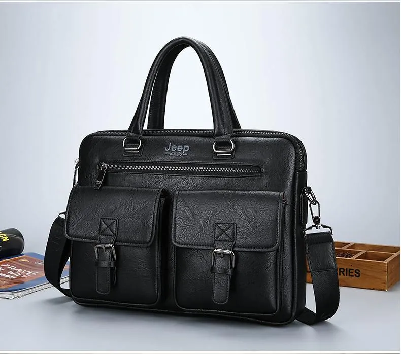 Jeep Buluo Leather Briefcase IV