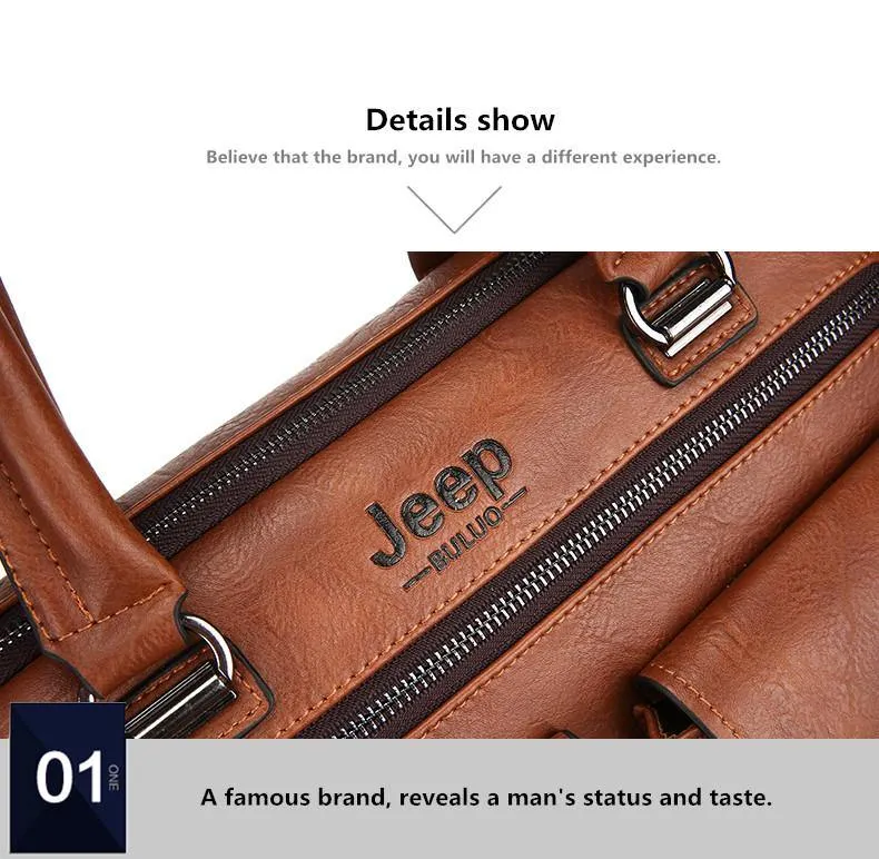 Jeep Buluo Leather Briefcase IV