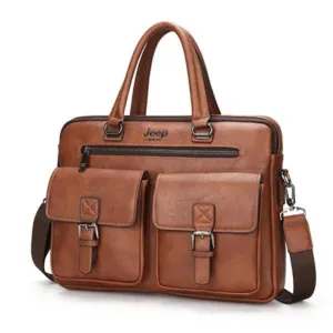 Jeep Buluo Leather Briefcase IV