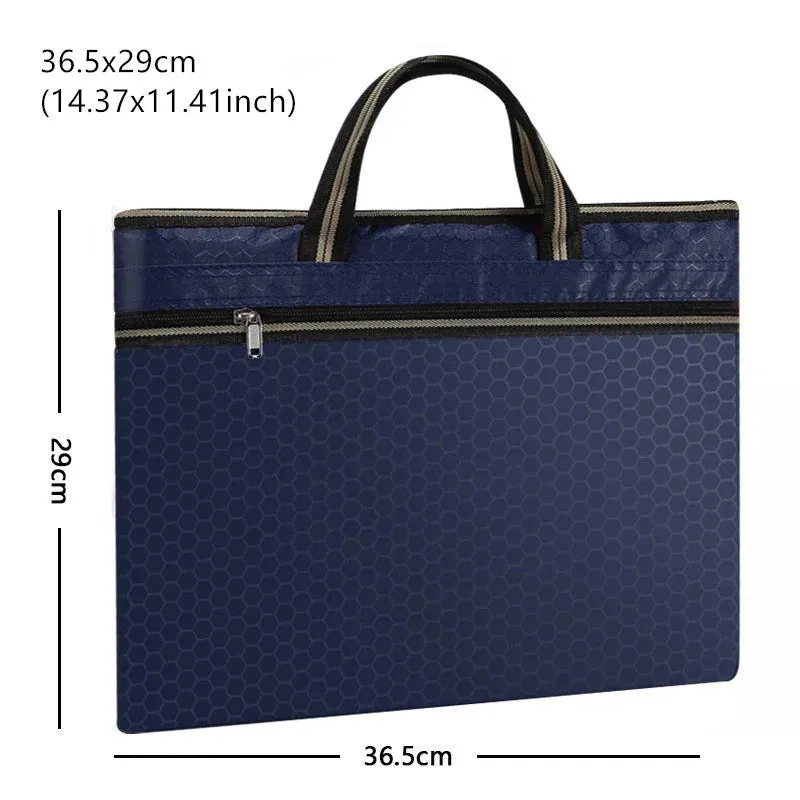 Large Capacity Briefcases Handbag Document Laptop Organize Pack Book Business IPAD Electronic Storage Pouch Supplies Accessories