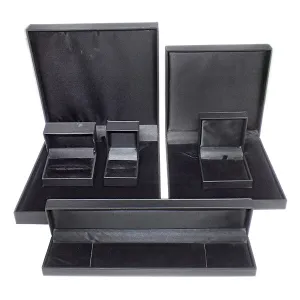 Leatherette Boxes - Black / Black (Use Dropdown List to Select Type)