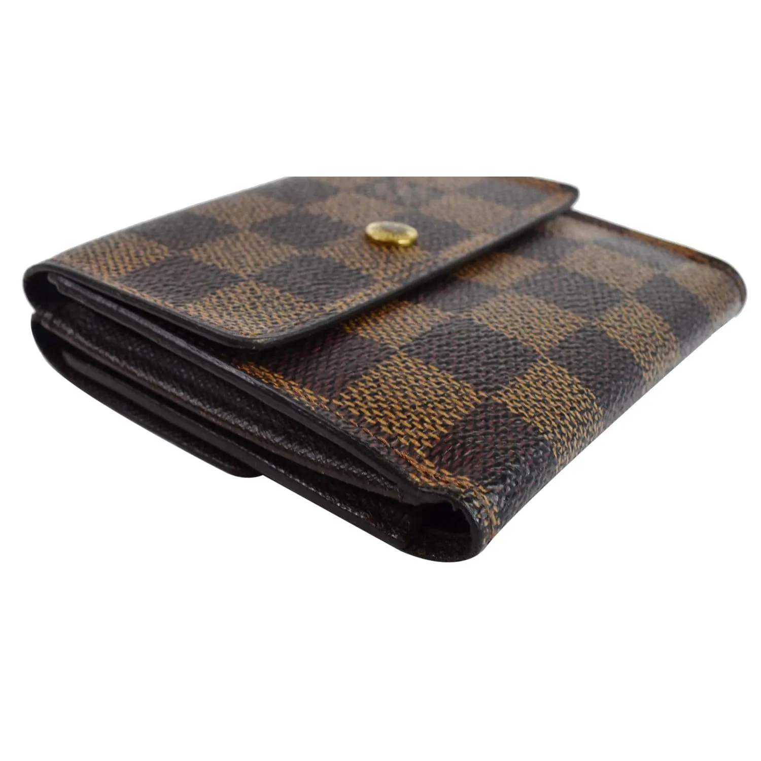 LOUIS VUITTON Elise Compact Damier Ebene Wallet