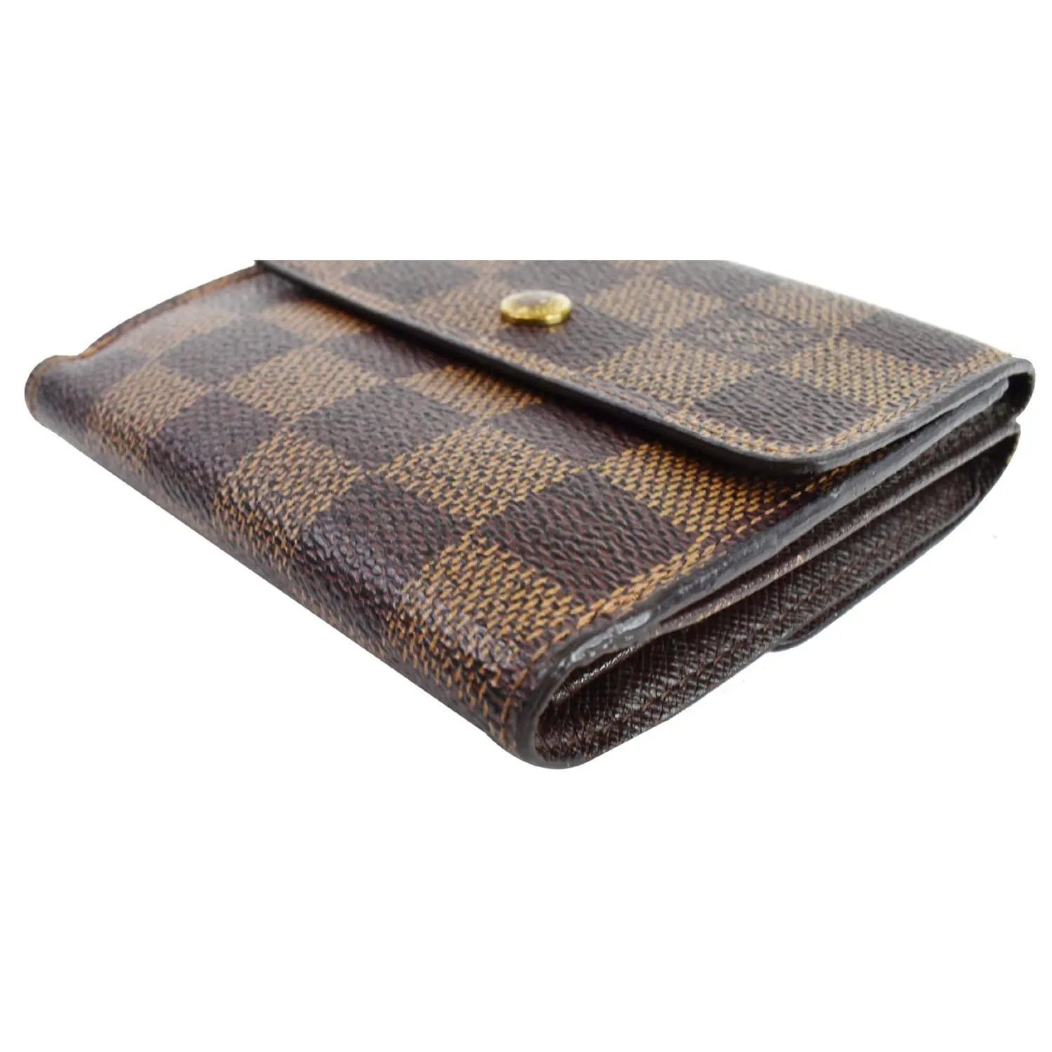 LOUIS VUITTON Elise Compact Damier Ebene Wallet