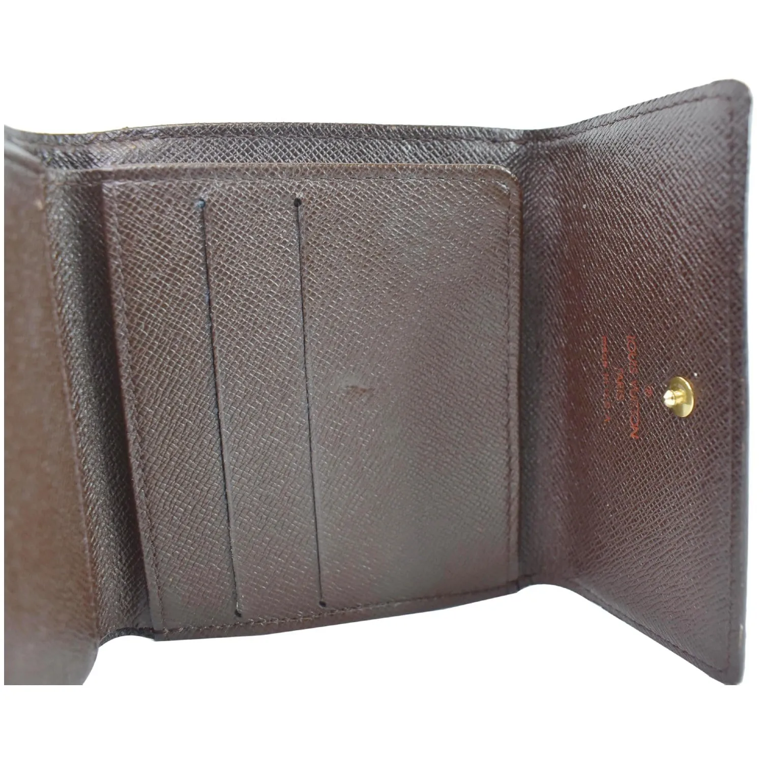 LOUIS VUITTON Elise Compact Damier Ebene Wallet