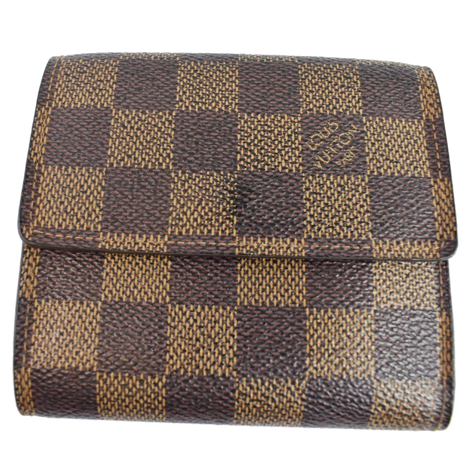 LOUIS VUITTON Elise Compact Damier Ebene Wallet